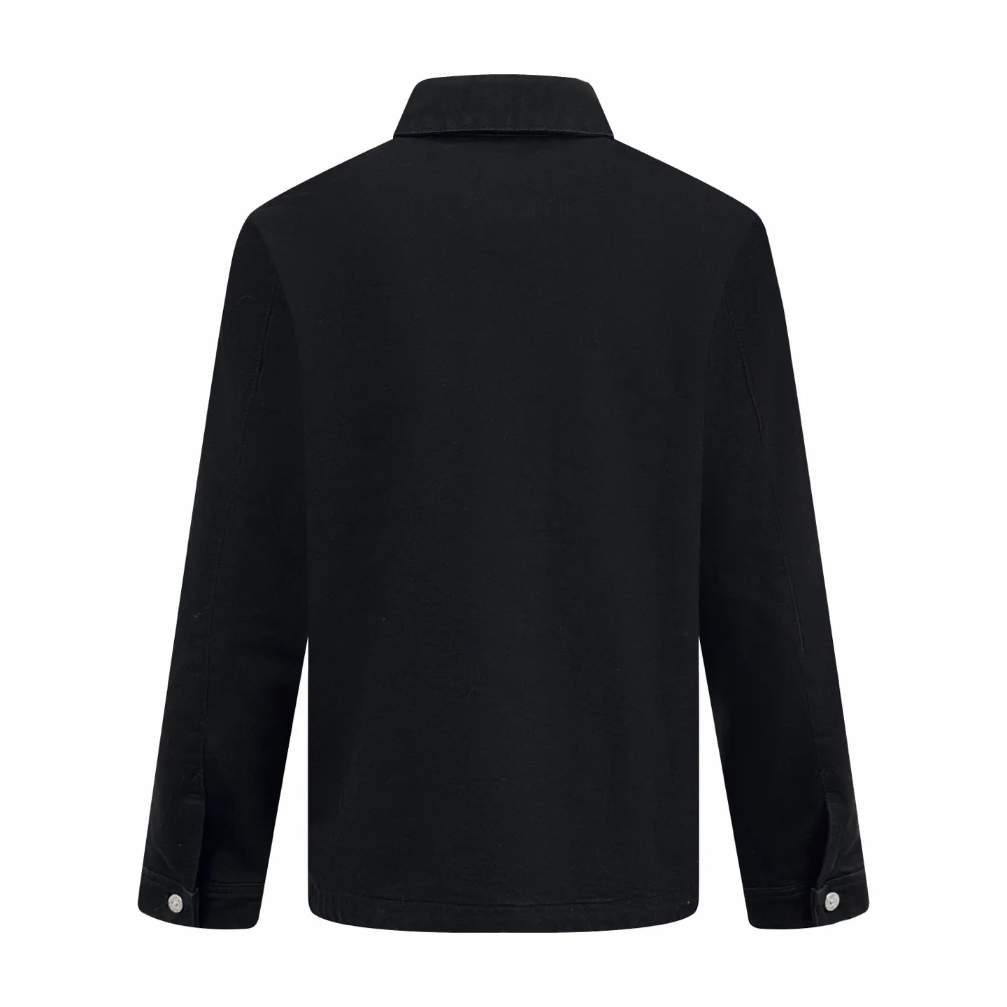 P490 Stone island double-pocket badge denim jacket (black). The original product was purchased for RMB 6,300. The fabric is made of custom-made high-density twill denim. It is full of texture and comfortable to the skin. It is painted with classic retro black and is full of natural purity. The front chest pocket is cut into the front with a golden ratio. A pragmatic reconstruction of the ritual sense. The iconic Stonesland badge is embellished on the sleeve, like a unique medal, highlighting the brand's imprint. Simple lines outline a neat silhouette, outlining a casual and free style. The workwear gene is infused with luxury DNA, simple charm, versatile charm, using imported machine embroidery technology. Using advanced computer control systems and precision mechanical components to realize the Stonesland badge embroidery operation with high precision. The lines are smooth and delicate. The whole garment is washed with Zhongxiao. Use a special solution to remove stains and slight fading. Snow wash to remove fading through strong washing. To make the color more uniform, the entire piece of clothing is stitched using an embedded clamp machine. The embedded clamp machine can control the distance between the two needles by changing the needle position, so that the stitching can be seamless, smooth and tidy. Size:S-M-L-XL